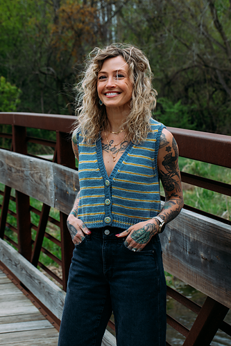 Flock Vest by Andrea Mowry